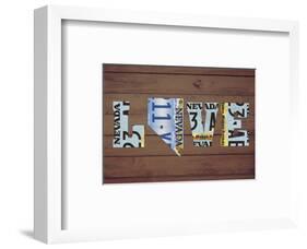 NV State Love-Design Turnpike-Framed Giclee Print