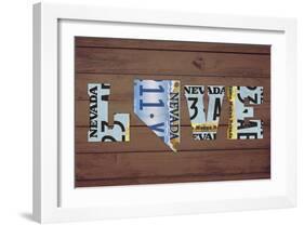 NV State Love-Design Turnpike-Framed Giclee Print