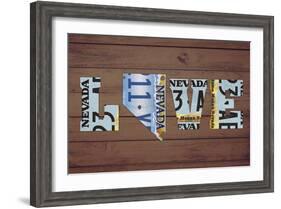 NV State Love-Design Turnpike-Framed Giclee Print