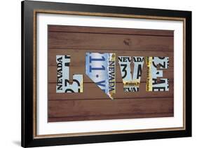 NV State Love-Design Turnpike-Framed Giclee Print
