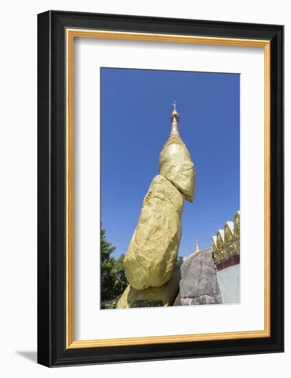 Nwa-La-Bo Pagoda Golden Rock and Pagoda Near Mawlamyine, Mon, Myanmar (Burma), Southeast Asia-Alex Robinson-Framed Photographic Print