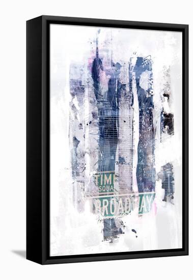 Ny, 2016 (Collage on Canvas)-Teis Albers-Framed Premier Image Canvas