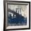 NY Bridge at Dusk I-Dan Meneely-Framed Premium Giclee Print