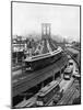 NY: Brooklyn Bridge, 1898-null-Mounted Giclee Print