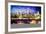 NY City Night I - In the Style of Oil Painting-Philippe Hugonnard-Framed Giclee Print