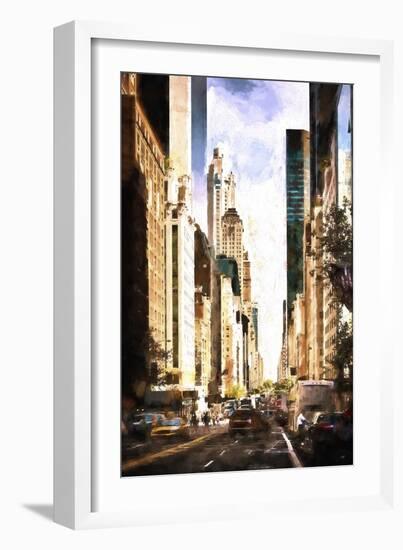 NY City Street-Philippe Hugonnard-Framed Giclee Print