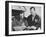 Ny Giants Coaches, Tom Landry and Vince Lombardi Reviewing Play Charts-null-Framed Photo