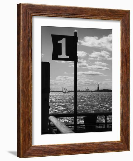 NY Harbor 1-Chris Bliss-Framed Photographic Print