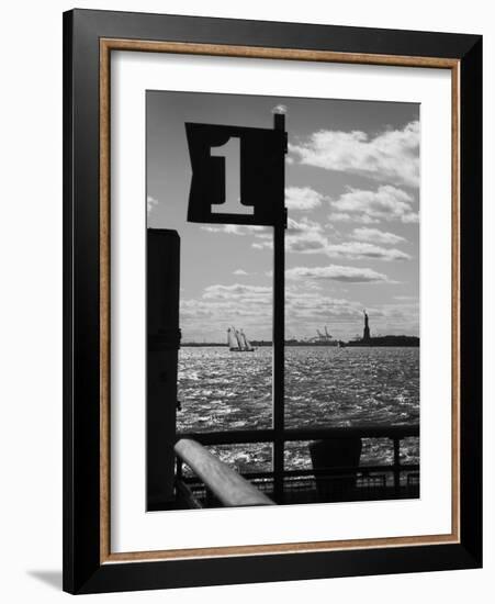 NY Harbor 1-Chris Bliss-Framed Photographic Print