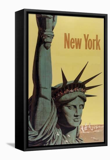 NY Liberty-null-Framed Premier Image Canvas