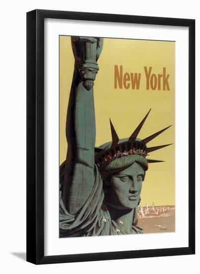 NY Liberty-null-Framed Giclee Print