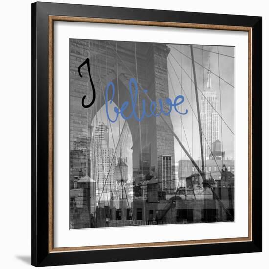 NY NY...I Believe-Tony Koukos-Framed Giclee Print