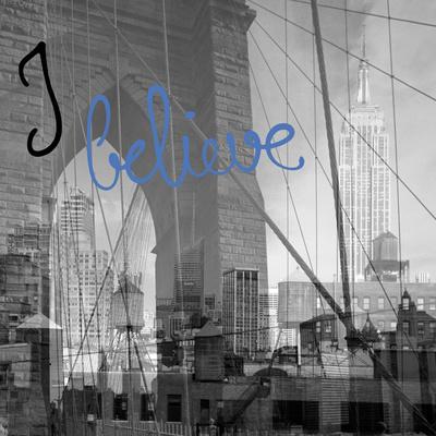 'NY NY...I Believe' Giclee Print Tony Koukos
