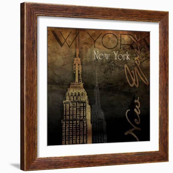 NY NY NY-Jace Grey-Framed Art Print