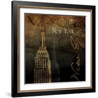 NY NY NY-Jace Grey-Framed Art Print