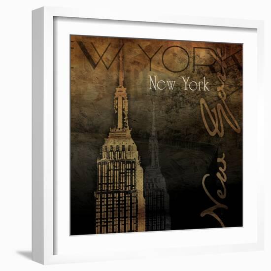 NY NY NY-Jace Grey-Framed Art Print