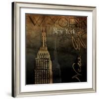NY NY NY-Jace Grey-Framed Art Print