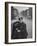 Ny Patrolman James Murphy Standing by His 23 Precinct Squad Car on Street of His East Harlem Beat-Tony Linck-Framed Photographic Print