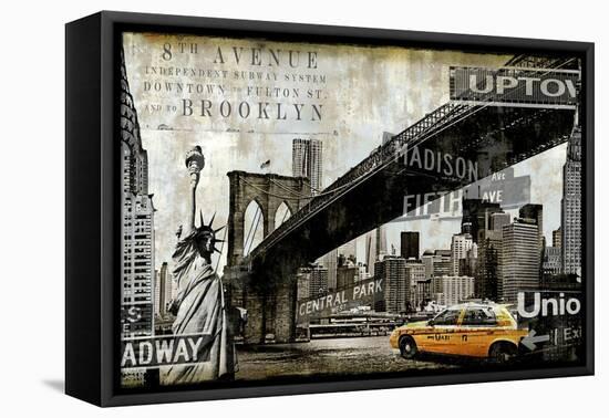 NY Perspectives-Dylan Matthews-Framed Stretched Canvas