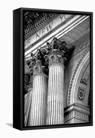 NY Public Library I-Jeff Pica-Framed Premier Image Canvas