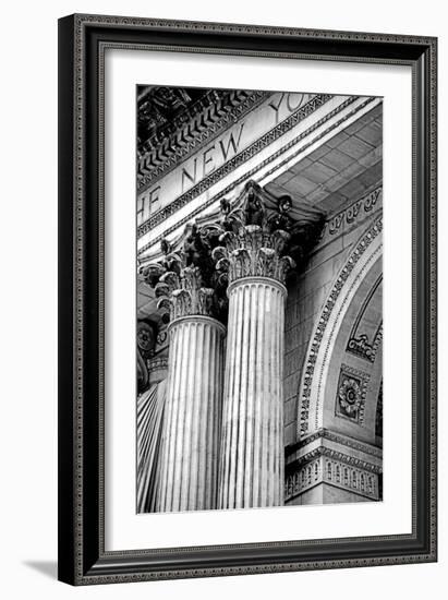 NY Public Library I-Jeff Pica-Framed Photographic Print