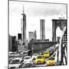 NY Taxis Bridge-Philippe Hugonnard-Mounted Giclee Print