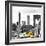 NY Taxis Bridge-Philippe Hugonnard-Framed Giclee Print