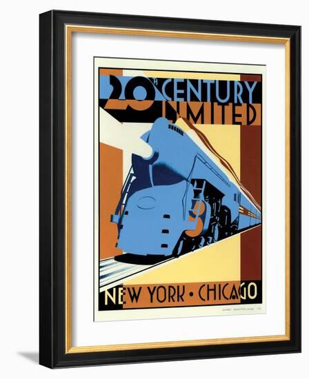 NY to Chicago-Brian James-Framed Art Print