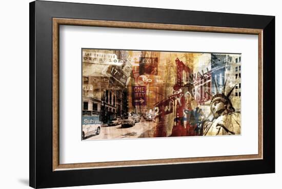 NY Wall Street-Sven Pfrommer-Framed Art Print