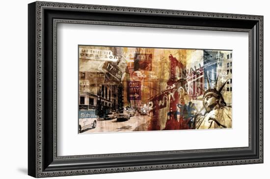 NY Wall Street-Sven Pfrommer-Framed Art Print