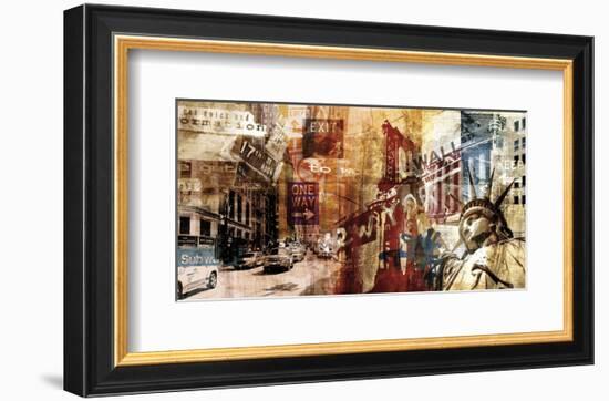 NY Wall Street-Sven Pfrommer-Framed Art Print