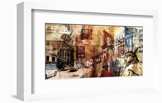NY Wall Street-Sven Pfrommer-Framed Art Print