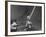 NY Yankees Right Fielder Roger Maris Hitting His 59th Home Run in Record Breaking Year-Ralph Morse-Framed Premium Photographic Print