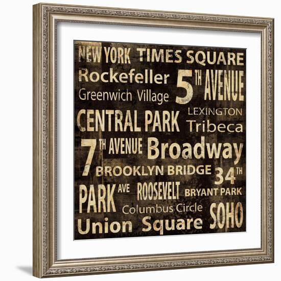 NY-Luke Wilson-Framed Art Print