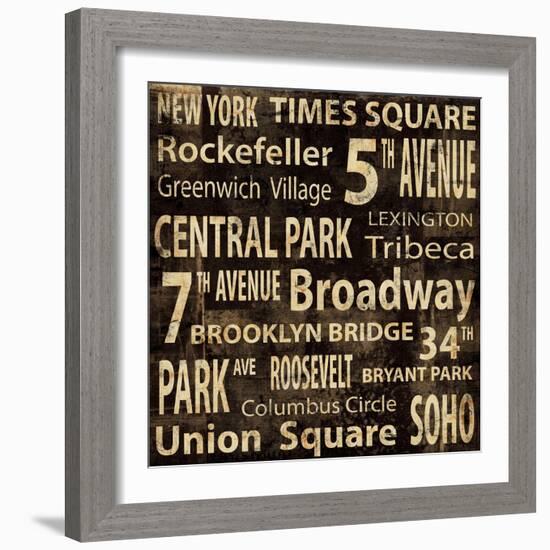 NY-Luke Wilson-Framed Art Print