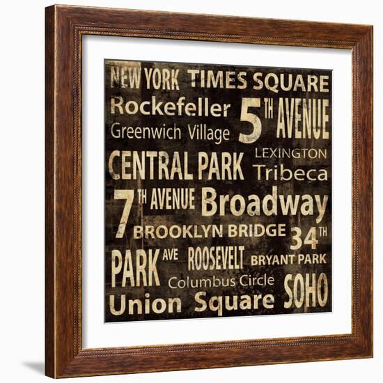 NY-Luke Wilson-Framed Art Print