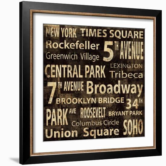 NY-Luke Wilson-Framed Art Print