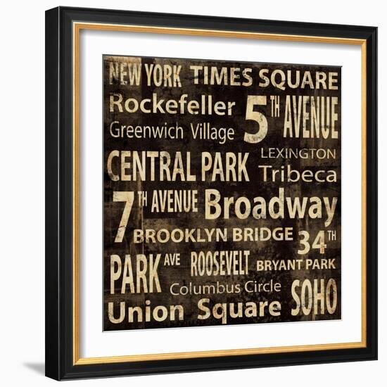 NY-Luke Wilson-Framed Art Print