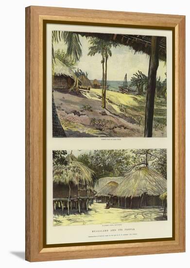 Nyasaland and its People-Harry Hamilton Johnston-Framed Premier Image Canvas