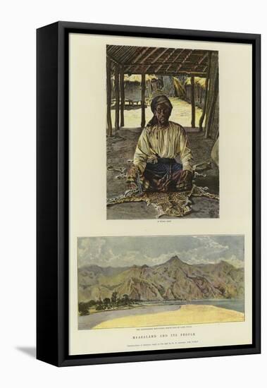 Nyasaland and its People-Harry Hamilton Johnston-Framed Premier Image Canvas