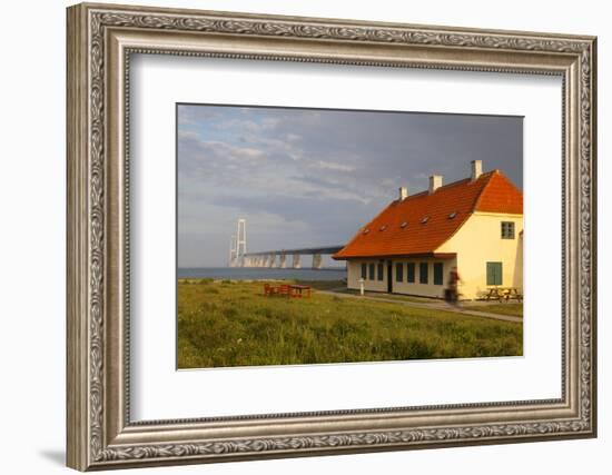 Nyborg-Korsor Bridge, Korsor, Southern Denmark, Denmark, Scandinavia, Europe-Doug Pearson-Framed Photographic Print