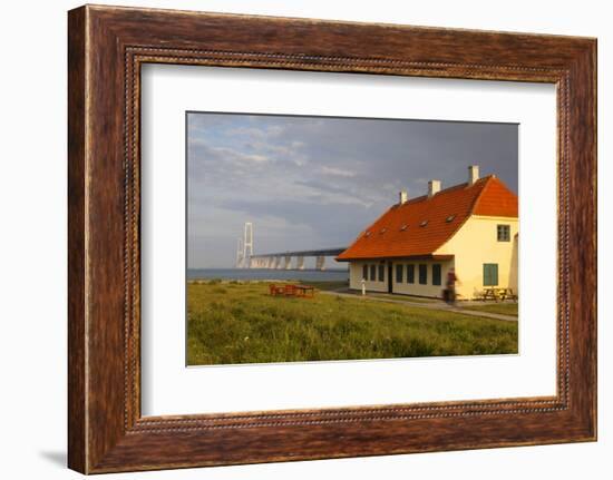 Nyborg-Korsor Bridge, Korsor, Southern Denmark, Denmark, Scandinavia, Europe-Doug Pearson-Framed Photographic Print
