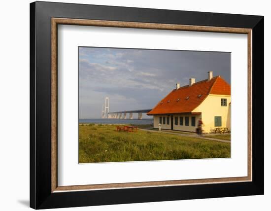 Nyborg-Korsor Bridge, Korsor, Southern Denmark, Denmark, Scandinavia, Europe-Doug Pearson-Framed Photographic Print