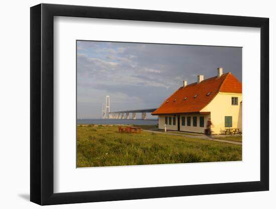 Nyborg-Korsor Bridge, Korsor, Southern Denmark, Denmark, Scandinavia, Europe-Doug Pearson-Framed Photographic Print