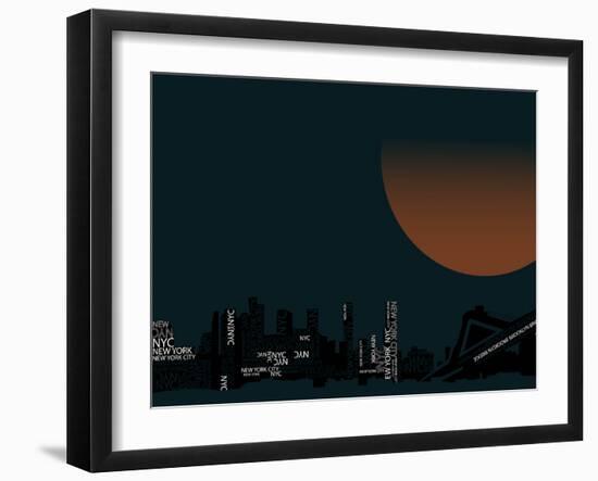 Nyc 2-null-Framed Art Print