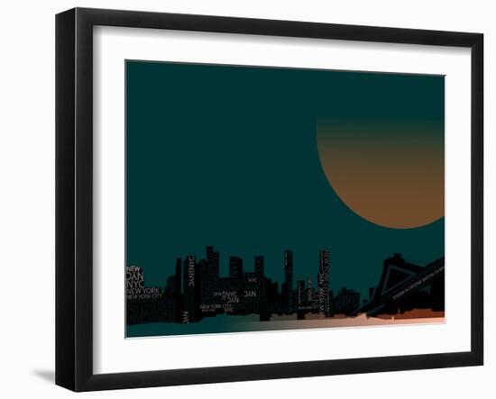 Nyc 4-null-Framed Art Print