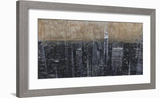 NYC Aerial 3-Dario Moschetta-Framed Art Print