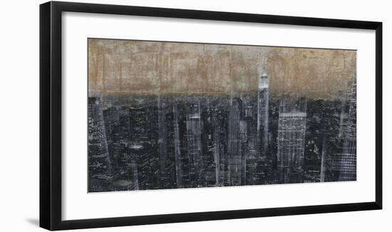 NYC Aerial 3-Dario Moschetta-Framed Art Print