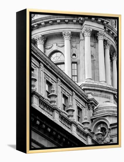 NYC Architecture V-Jeff Pica-Framed Premier Image Canvas