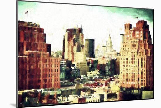 NYC Chelsea Buildings-Philippe Hugonnard-Mounted Giclee Print